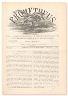 Prometheus : Illustrirte Wochenschrift &uuml;ber die Fortschritte in Gewerbe, Industrie und Wissenschaft. 11. Jahrgang, 1900, Nr 557
