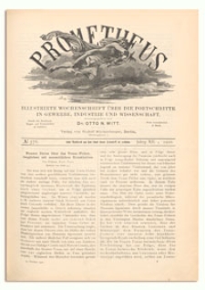 Prometheus : Illustrirte Wochenschrift &uuml;ber die Fortschritte in Gewerbe, Industrie und Wissenschaft. 12. Jahrgang, 1900, Nr 576