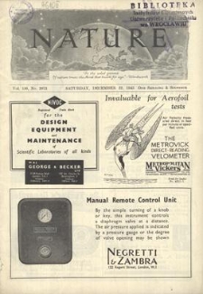 Nature : a Weekly Journal of Science. Volume 156, 1945 December 22, No. 3973