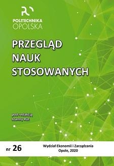 Przegląd Nauk Stosowanych, Nr 26, 2020