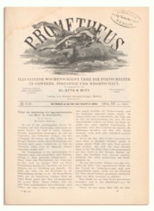 Prometheus : Illustrirte Wochenschrift über die Fortschritte in Gewerbe, Industrie und Wissenschaft. 12. Jahrgang, 1901, Nr 606