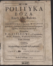 Polityka Boża. Rządy Chrystusowe. [...]