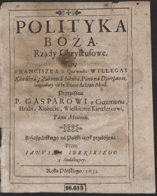 Polityka Boża. Rządy Chrystusowe. [...]