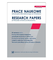 Spis treści [Prace Naukowe Uniwersytetu Ekonomicznego we Wrocławiu = Research Papers of Wrocław University of Economics; 2011; Nr 212]