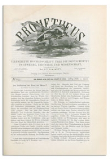 Prometheus : Illustrirte Wochenschrift &uuml;ber die Fortschritte in Gewerbe, Industrie und Wissenschaft. 13. Jahrgang, 1901, Nr 635