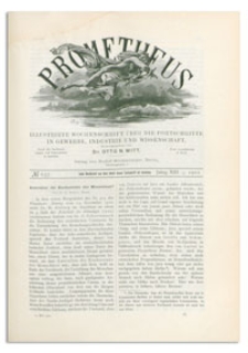 Prometheus : Illustrirte Wochenschrift &uuml;ber die Fortschritte in Gewerbe, Industrie und Wissenschaft. 13. Jahrgang, 1902, Nr 657