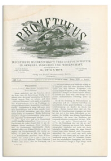 Prometheus : Illustrirte Wochenschrift &uuml;ber die Fortschritte in Gewerbe, Industrie und Wissenschaft. 13. Jahrgang, 1902, Nr 658