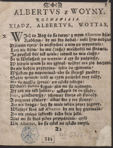 Albertus Powracaiący z Woyny