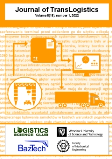 Journal of TransLogistics, Vol. 8(18), 2022, nr 1