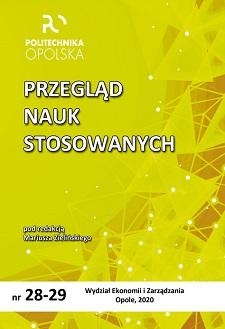 Przegląd Nauk Stosowanych, Nr 28-29, 2020