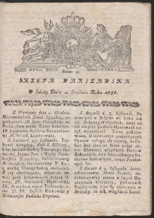 Gazeta Warszawska. R.1786 Nr 96