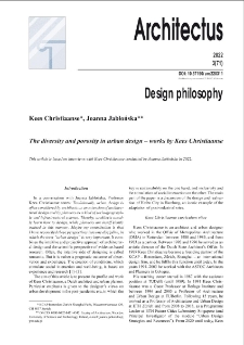 The diversity and porosity in urban design - works by Kees Christiaanse