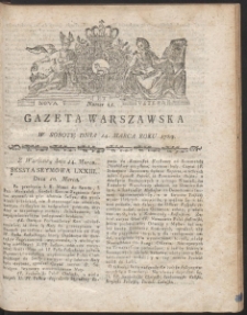 Gazeta Warszawska. R.1789 Nr 21