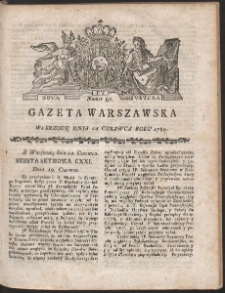 Gazeta Warszawska. R.1789 Nr 50