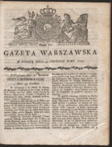 Gazeta Warszawska. R.1789 Nr 101