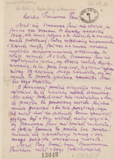 [Korespondencja Stanisława Przybyszewskiego. Listy do r&oacute;żnych os&oacute;b. Lit. B-H. M.in. do Heleny Barlińskiej, Eugena Diederichsa, Wacława Grubińskiego]