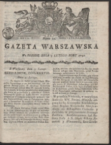 Gazeta Warszawska. R.1791 Nr 12