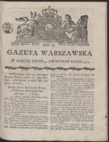 Gazeta Warszawska. R.1791 Nr 33