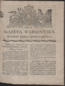 Gazeta Warszawska. R.1791 Nr 49