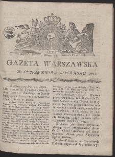 Gazeta Warszawska. R.1791 Nr 58