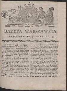 Gazeta Warszawska. R.1791 Nr 60