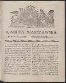 Gazeta Warszawska. R.1792 Nr 20