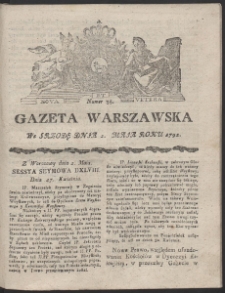 Gazeta Warszawska. R.1792 Nr 35