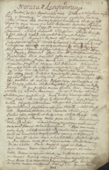 Manuskrypt w. jmp. Woyciecha Rosnowskiego, podczaszego ziemi przemyskiej, in anno 1765 spisany, zawierający w sobie tak stylem polskim jako y łacińskim wiersze zabawne y notaty niekt&oacute;re potrzebne