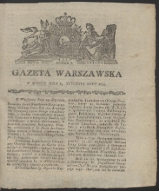 Gazeta Warszawska. R.1793 Nr 6