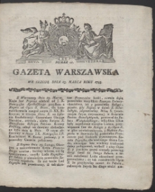 Gazeta Warszawska. R.1793 Nr 21