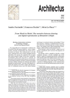 From Model to Model. The narrative between drawing and digital reproduction of Donatello’s Pulpit