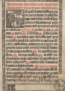 Missale dioec[eseos] Posnaniensis