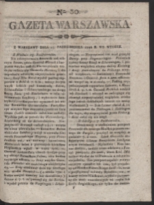 Gazeta Warszawska. R.1796 Nr 30
