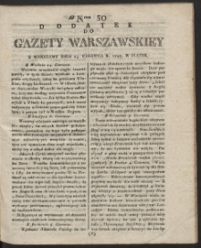 Gazeta Warszawska. R. 1797 Nr 50
