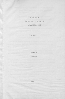 Papiery osobiste i urzędowe Romana Pilata z lat 1864-1900.