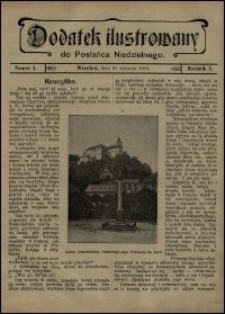 Dodatek Ilustrowany do Posłańca Niedzielnego. R. 1 (1904), nr 1