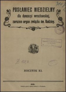 Posłaniec Niedzielny dla Dyecezyi Wrocławskiej. R. 11, 1905, nr 17