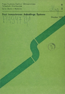 Sieci komputerowe Jednolitego Systemu