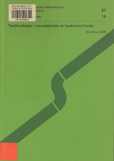 Technologia i zarządzanie w budownictwie