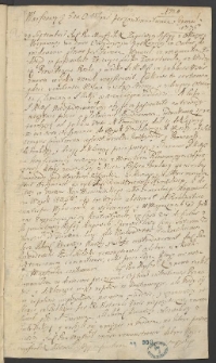 Miscellanea z lat 1673-1774, zawierające odpisy listów, akt publicznych, pism publicystycznych i innych materiałów odnoszących się przeważnie do spraw politycznych i skarbowych Polski ostatnich lat panowania Augusta II i pierwszych lat panowia Augusta III.