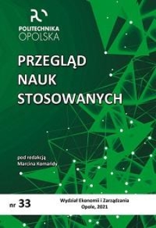 Przegląd Nauk Stosowanych, nr 33, 2021