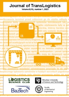 Journal of TransLogistics, Vol. 9 (19), 2023, nr 1