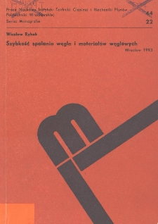 Szybkość spalania węgla i materiał&oacute;w węglowych