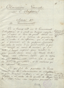 [Zapiski z podr&oacute;ży po Europie zachodniej oraz projekt polepszenia rolnictwa w Polsce]