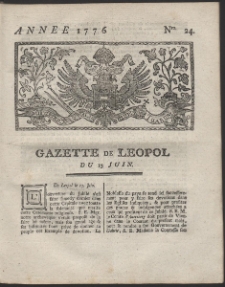 Gazette de Leopol. R. 1776 Nr 24