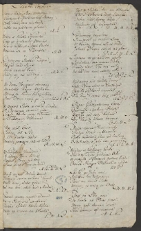 Zbiór wierszy przeważnie o treści politycznej z końca XVIII wieku oraz materiały różne.