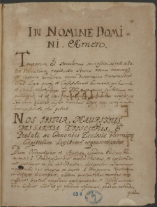 Kopiariusz statutów biskupich i innych akt dotyczacych biskupstwa warmińskiego z lat 1532-1722.