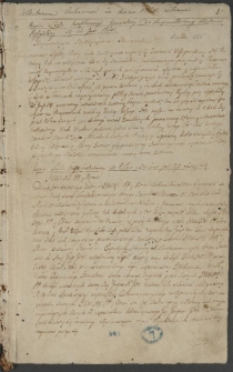 Miscellanea, zawierające odpisy m&oacute;w, akt publicznych, list&oacute;w, utwor&oacute;w literackich i innych materiał&oacute;w przeważnie treści politycznej z lat 1767-1768.