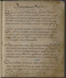 Miscellanea z lat 1606-1765, zawierające odpisy listów, akt publicznych, wierszy, mów, diariuszy sejmowych i innych materiałów odnoszących się przeważnie do spraw politycznych Polski czasów panowania Jana Kazimierza i Jana III Sobieskiego.