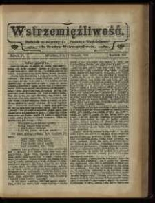 Wstrzemięźliwość : dodatek miesięczny do „Posłańca Niedzielnego” dla Bractwa Wstrzemięźliwości. R. 7 (1906), nr 11